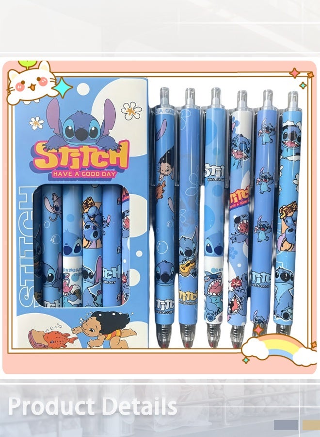 Disney Party Supplies Bundle 6 Pack Pens with Stitch Tattoos for Kids Adults (Lilo and Stitch Party Favors) - Image 2